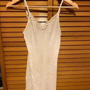 Free People White Knit Top